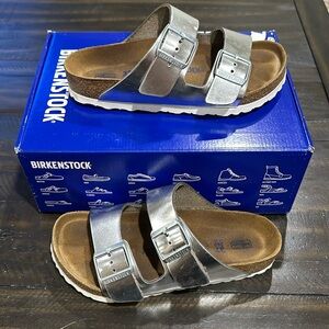 Birkenstock Arizona Silver